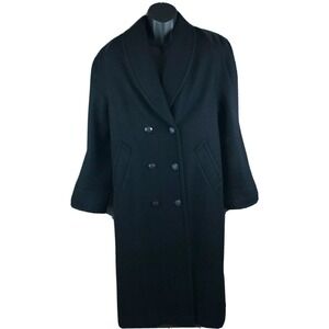 Jofeld Forstmann Women's Wool VTG 80s Trench Coat Overcoat Size 10 Jacket